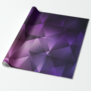 Modern rosa und lila polygonale nahtlose Muster Geschenkpapier