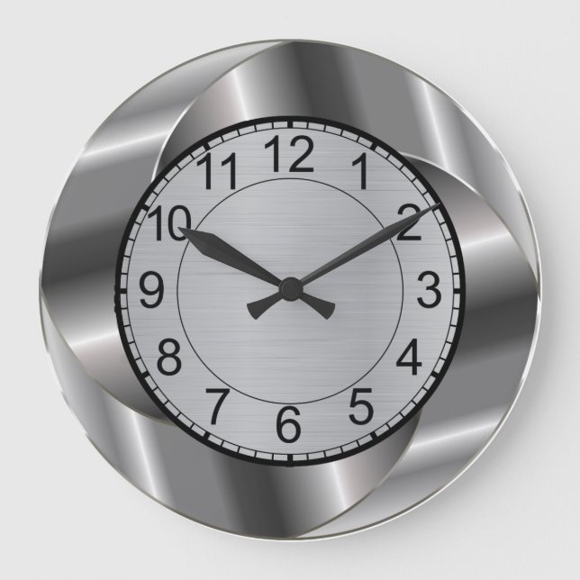 Modern round wall clock große wanduhr (Vorderseite)