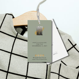 Modern Sage Clothing Price Tag with logo
