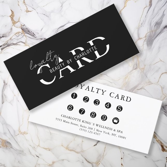 Modern, Salon, 10 - Loyalty Card (Von Creator hochgeladen)