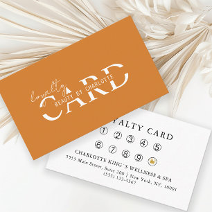 Modern, Salon, 10 - Loyalty Card Begleitkarte