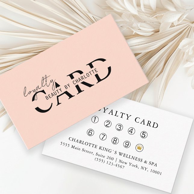 Modern, Salon, 10 - Loyalty Card Begleitkarte (Von Creator hochgeladen)