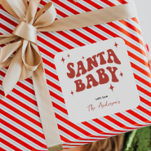 Modern SANTA BABY Weihnachtsgeschenk