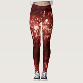 Modern Santa Costume Cute Fun Christmas  Leggings