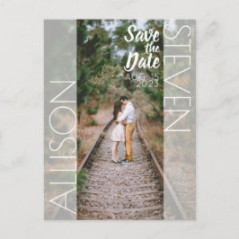 Modern Save the Date gestaltete Postkarte
