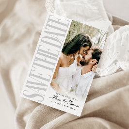 Modern Save the Date Hochzeitskarte Einladung