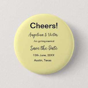Modern Save the Date schlicht und elegant Button