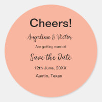 Modern Save the Date schlicht und elegant