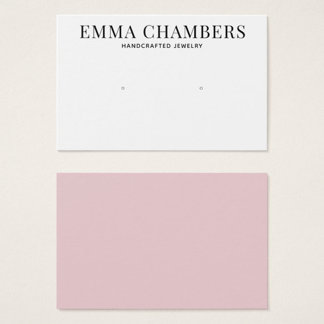 Modern schick rosa gestaltete Grafikkarten (Vorne & Hinten)