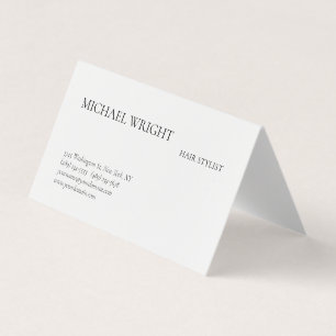 Modern Schlicht einfach Minimalistisch Visitenkarten