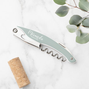 Modern Script Personalisiert Bridesmaid Kellnermesser