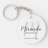 Modern Script Personalisiert Bridesmaid