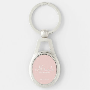 Modern Script Personalisiert Bridesmaid Schlüsselanhänger