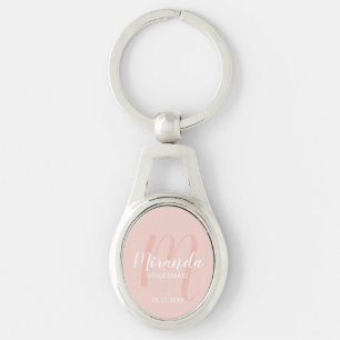 Modern Script Personalisiert Bridesmaid Schlüsselanhänger