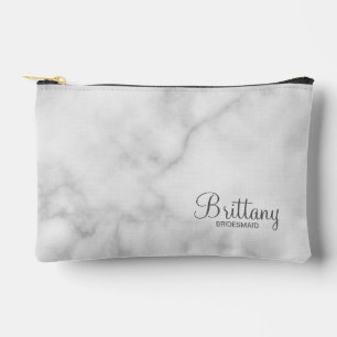 Modern Script Personalisiert Bridesmaid Zubehörtasche