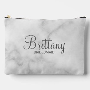 Modern Script Personalisiert Bridesmaid Zubehörtasche