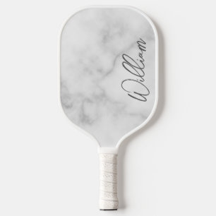 Modern Script Personalisiert Name Pickleball Schläger