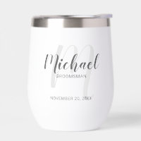 Modern Script Personalisiert Trauzeuge Name