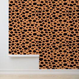 Modern Seamless Wild Safari Cat Animal Print Tapete