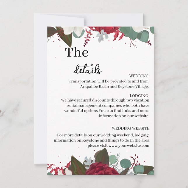 Modern Set 5 Details Karte (Vorderseite)