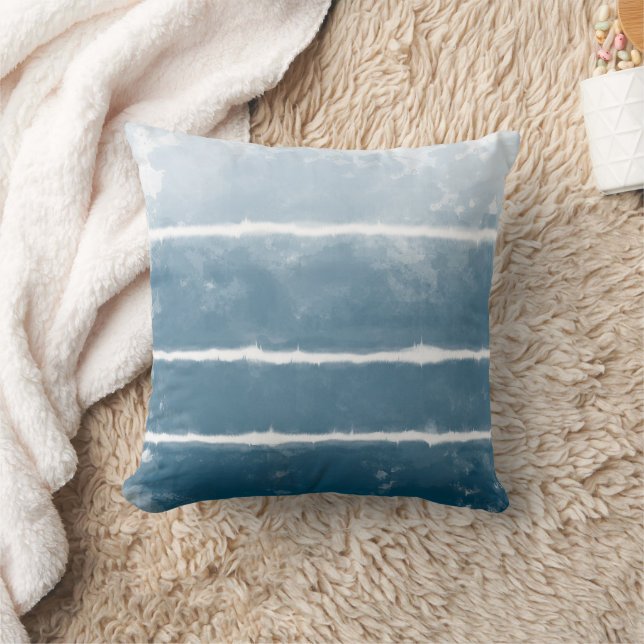 Modern Shibori Ombre Retro Gefärbte Krawatte Hippi Kissen (Decke)