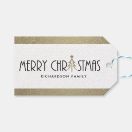 MODERN SILVER MERRY CHRISTMAS DOODLE HOLIDAY GESCHENKANHÄNGER