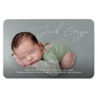 Modern Simple Baby Boy Name Script Foto Birth