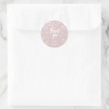 Modern Simple Baby Girl Dusche Vielen Dank