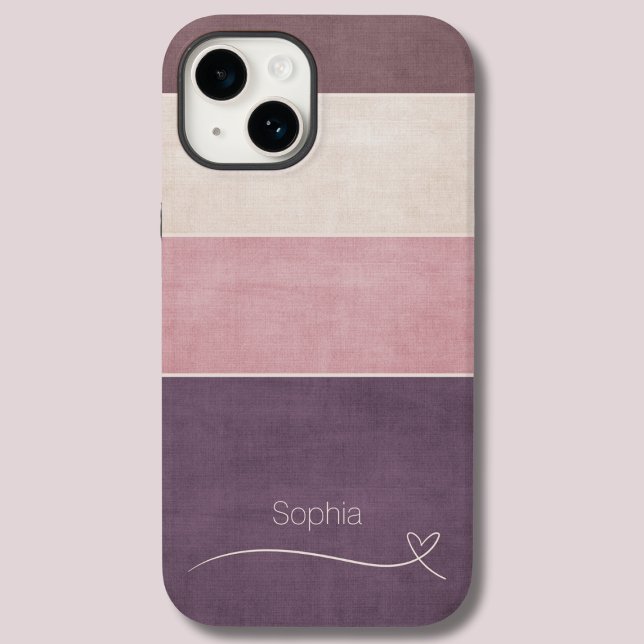 Modern Simple Beige&Brown Circle Phone / iPad Gehä Case-Mate iPhone 14 Plus Hülle (Von Creator hochgeladen)