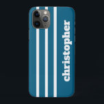 Modern Simple Blue Pool Monogram Name Case-Mate iPhone Hülle<br><div class="desc">Elevate your phone with this modern simple monogram case, designed with a clean minimalist layout and fully customizable initials. Perfect for those who love timeless style, this sleek phone cover offers a personalized touch while keeping your device protected. Ideal for everyday use, gifting, or anyone searching for a chic custom...</div>