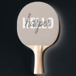 Modern Simple Brown Hallo und Sie nennen Tischtennis Schläger<br><div class="desc">Modern Simple Brown Hallo und Sie nennen</div>