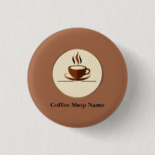 Modern Simple Coffee Shop beruflich Button