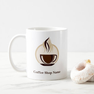 Modern Simple Coffee Shop beruflich Kaffeetasse