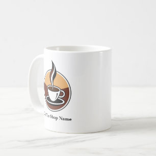 Modern Simple Coffee Shop beruflich Kaffeetasse