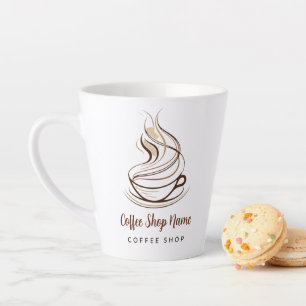 Modern Simple Coffee Shop beruflich Milchtasse