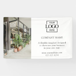 Modern Simple Custom Business Logo Professional Banner