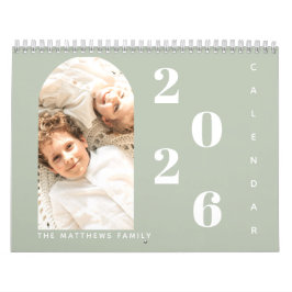 Modern Simple Custom Family Foto 2024 Planer Kalender