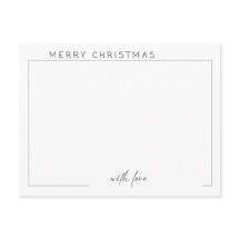 Modern Simple Design Foto Weihnachtskarte