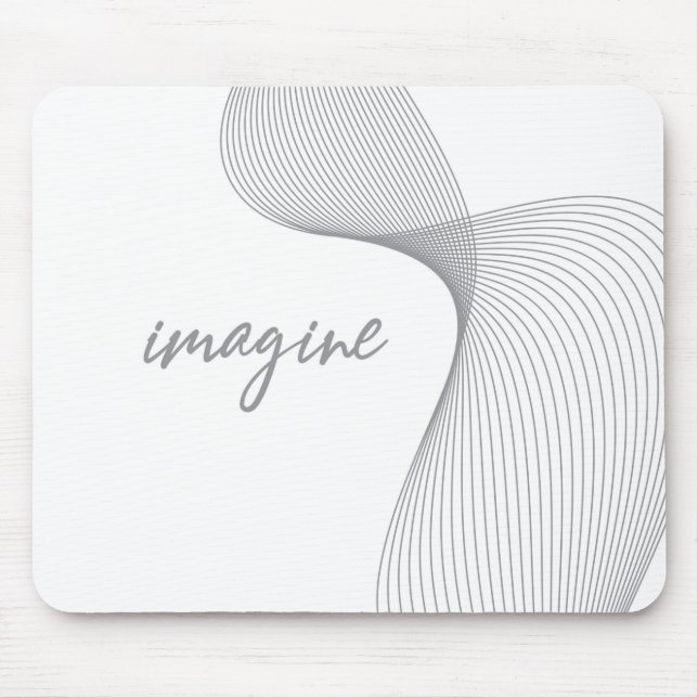 Modern, simple, elegant graphic design of Imagine Mousepad (Vorne)