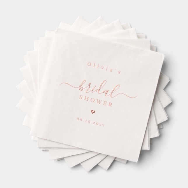 Modern simple elegant script bridal shower party (Insitu (empilé))