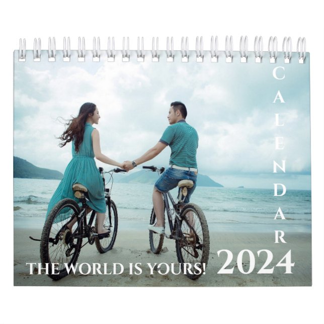 Modern Simple Family Collage Foto 2024 Kalender (Titelbild)