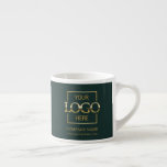 Modern Simple Personalized Company Branding Logo Espressotasse<br><div class="desc">A modern and personalized espresso cup featuring your custom business logo, company name, or text. Perfect for corporate branding, promotional giveaways, small business marketing, or client appreciation gifts. This stylish and functional drinkware is designed for entrepreneurs, coffee shops, offices, and professionals who want to add a branded touch to their...</div>