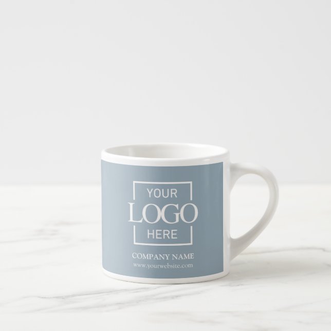 Modern Simple Personalized Company Branding Logo Espressotasse (Rechts)