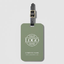 Modern Simple Sage Green Business Logo Employee