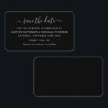 Modern Simple Script Save the Date Card Visitenkarte<br><div class="desc">Modernes, einfaches Script Save The Date Cards, perfekt für eine stilvolle Hochzeitsfeier.</div>