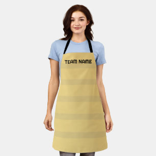 Modern Simple Two Tone Stripe Geometric Boho braun Schürze