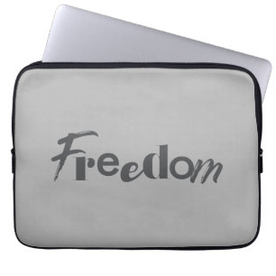 Modern, simple, urban, cool design of Freedom Laptopschutzhülle