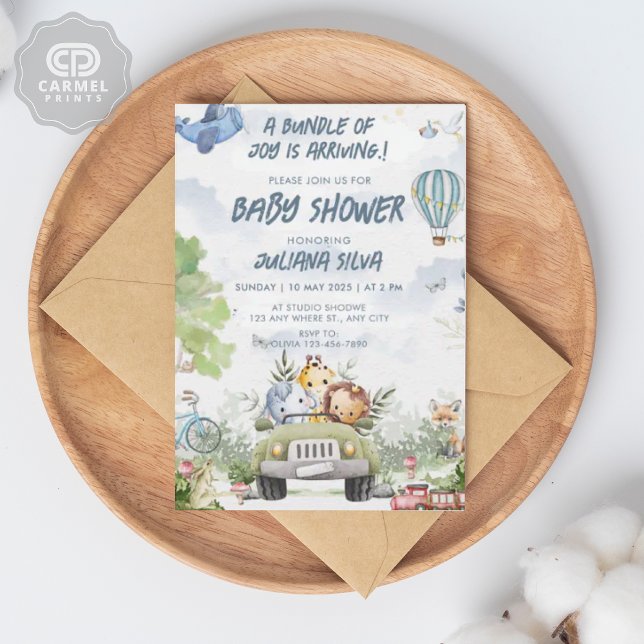 Modern Sky Blue White Teddy Bären Floral Design Einladung (Modern Sky Blue White Teddy Bear Floral Design Invitation)