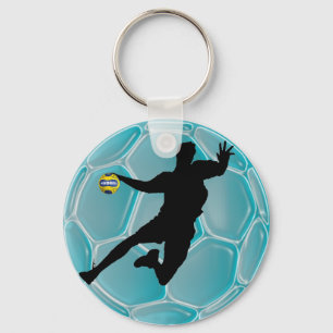 Modern slick Handball Porte-Clé design