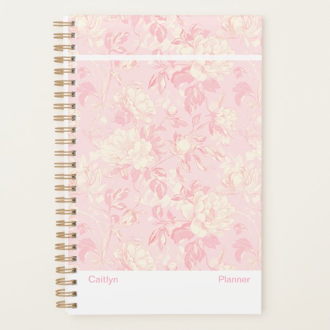 Modern Soft Peach Floral (Devant)